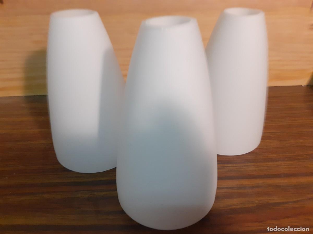 Vintage: Tulipas cristal blanco conicas