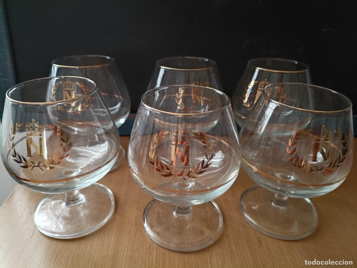 Vintage: 6 COPAS BRANDY NAPOLEON - Foto 1