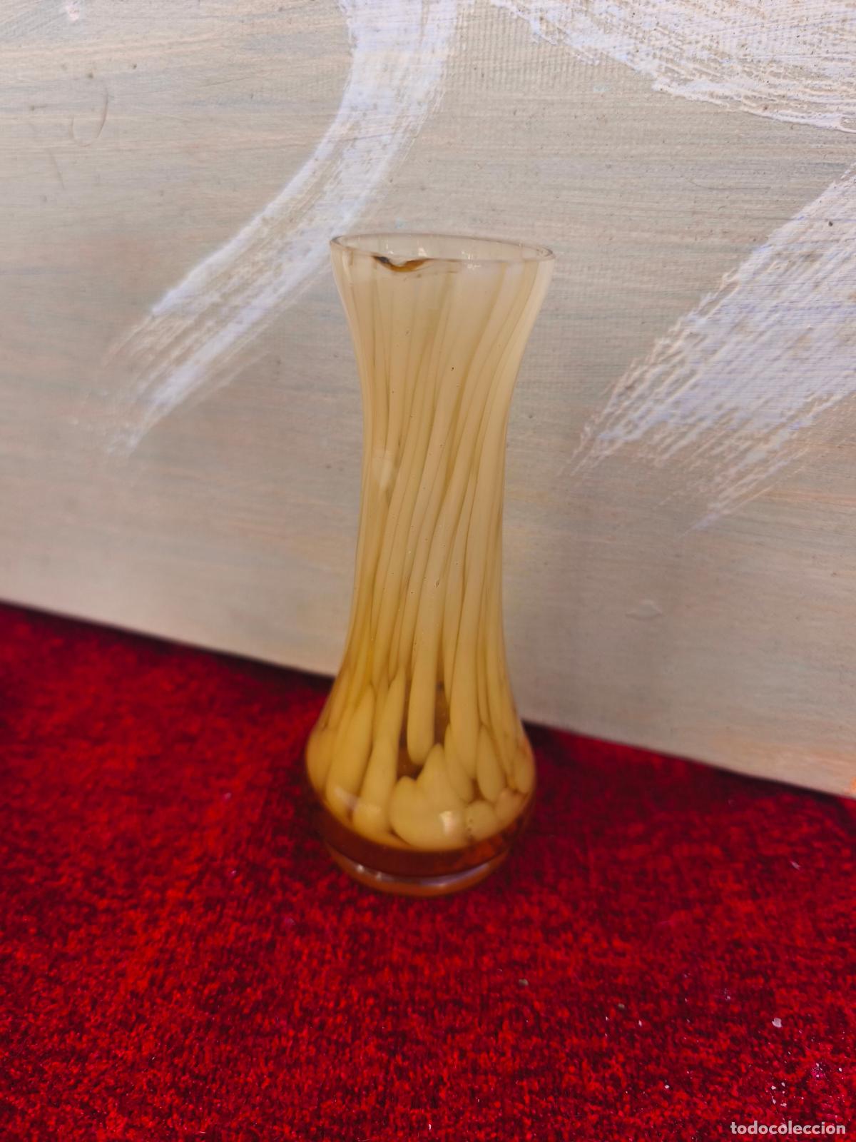 Vintage: JARR&Oacute;N MINIATURA CRISTAL SOPLADO TIPO MURANO.