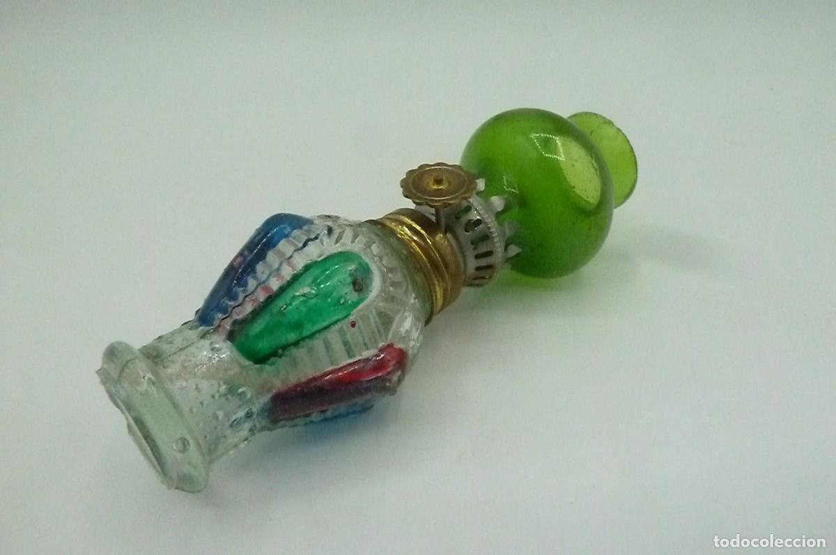 Vintage: Mini quinqu&eacute; verde 12cm - Foto 4
