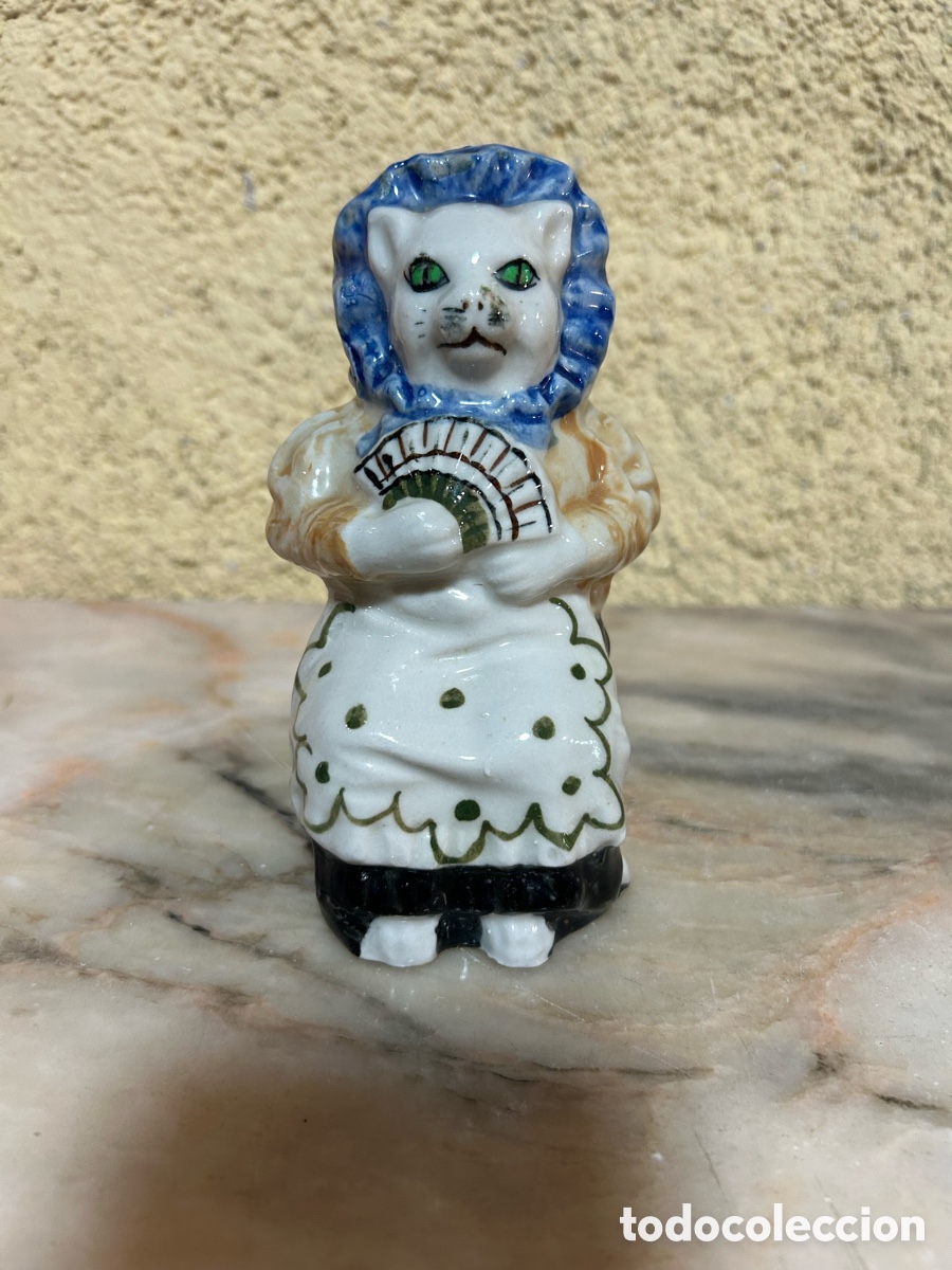 Vintage: Hucha antigua de barbotina de Francia