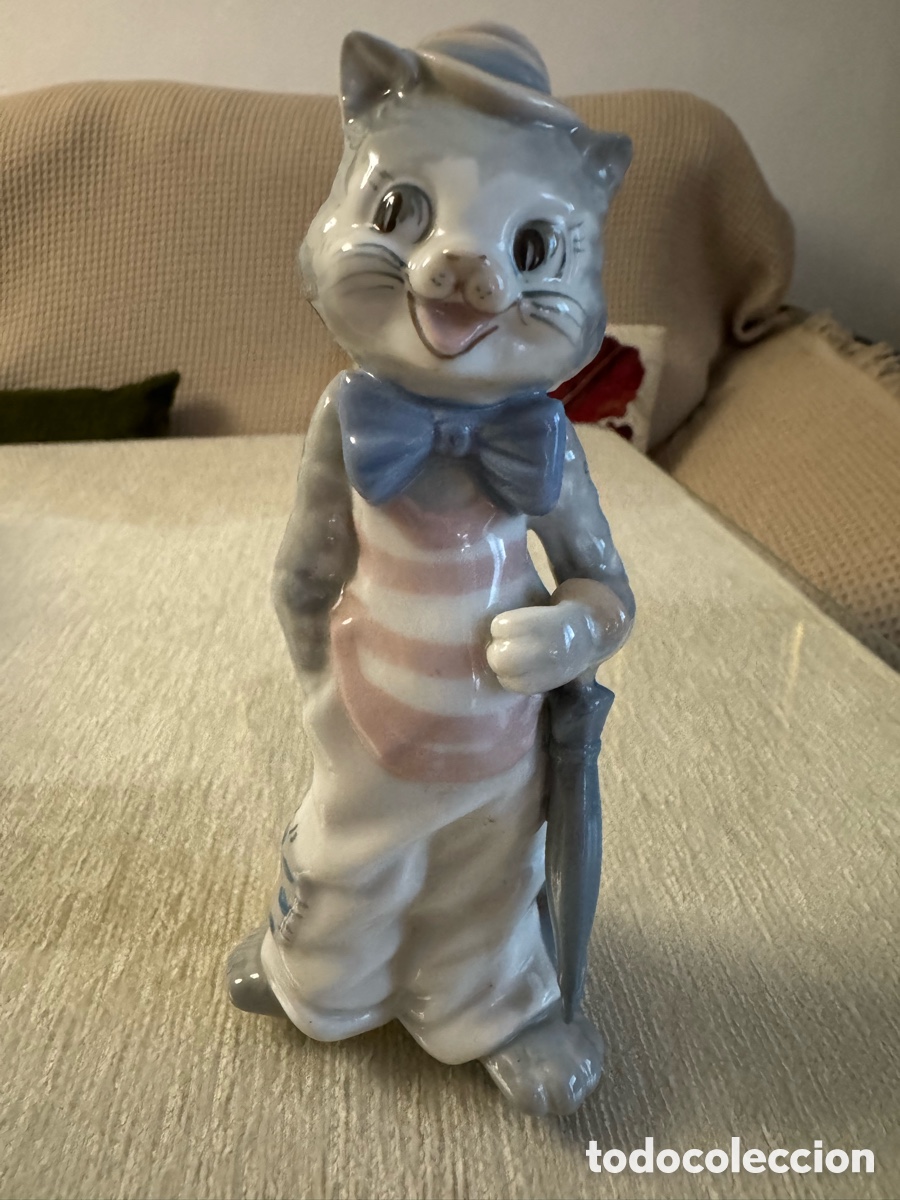 Vintage: Gato porcelana vintage
