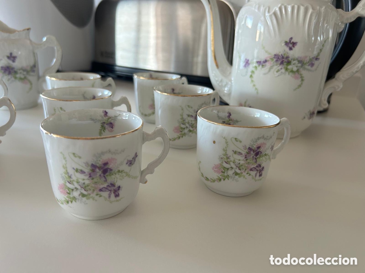 Vintage: Juego de caf&eacute; de limoges