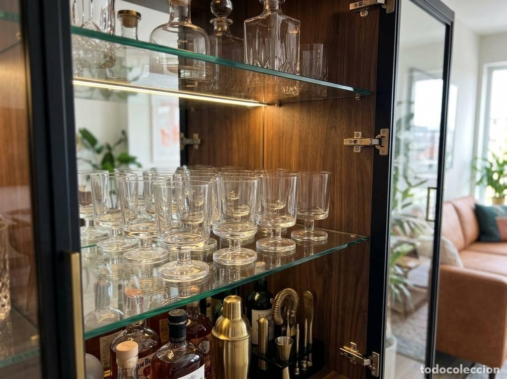 Vintage: JUEGO DE COPAS DE CRISTAL