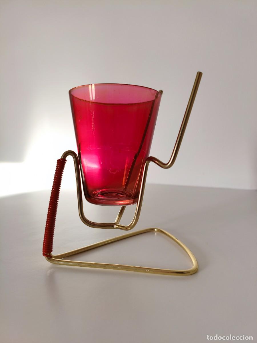 Vintage: Pretzel Bar - vaso de aperitivos Mid Century