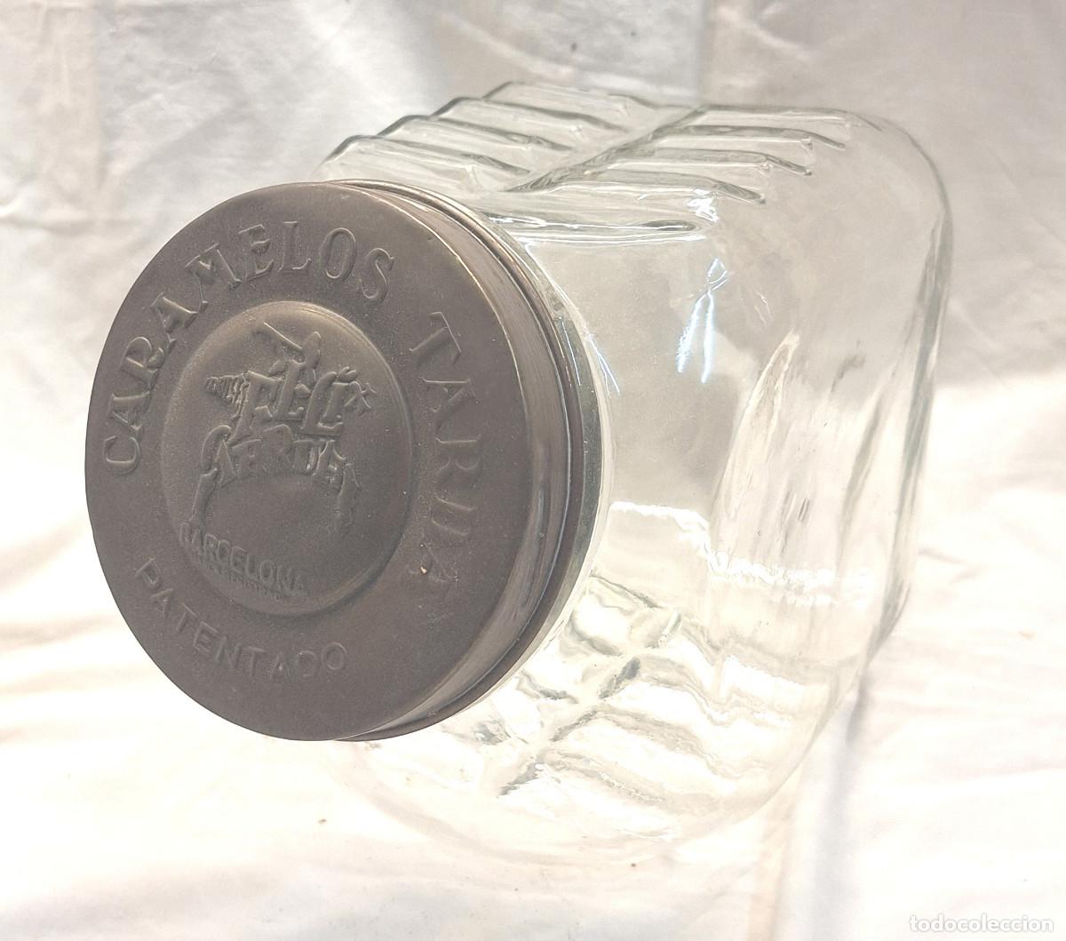 Vintage: Caramelera Cristal Soplado Caramelos F&eacute;lix Tard&agrave;