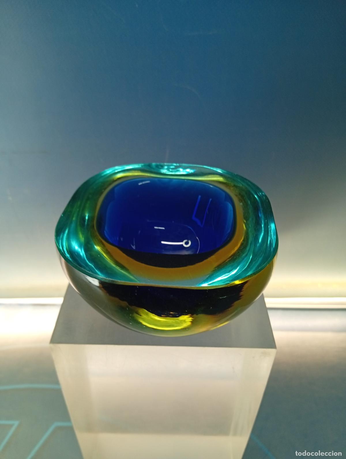 Vintage: Cuenco art&iacute;stico de Cristal de Murano
