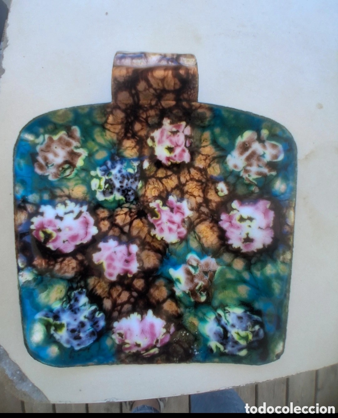 Vintage: Bandeja vaciabolsillo de vidrio soplado VIANA