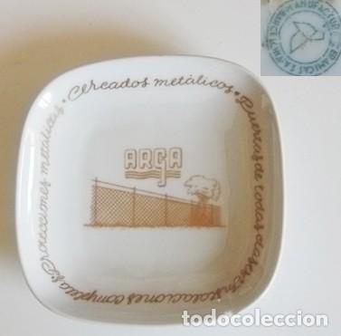 Vintage: PLATITO O CENICERO MANUFACTURAS CER&Aacute;MICAS S.A PUBLICIDAD DE ARGA PLATO PEQUE&Ntilde;O DECORACI&Oacute;N &iquest;VINTAGE?