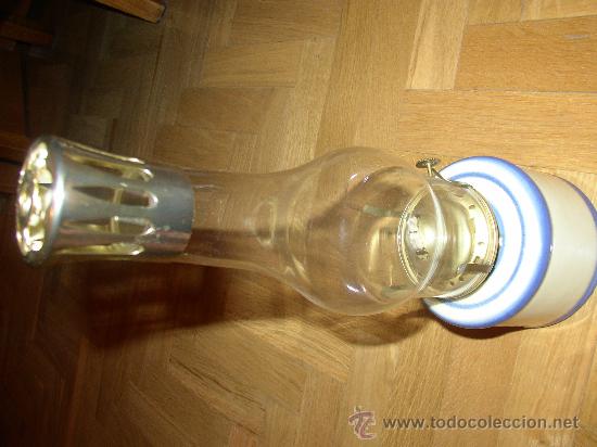Vintage: Quinqu&eacute; con base de porcelana, 32 cms - Foto 2