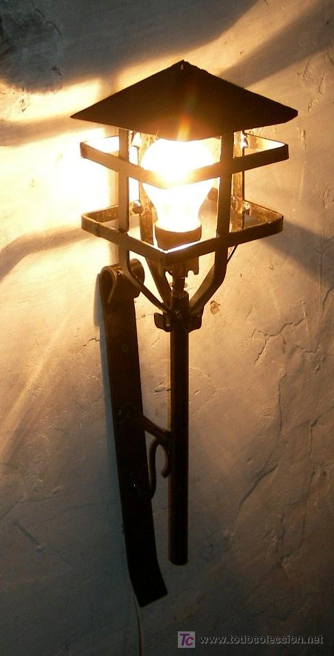 Vintage: aplique farol forja ,,,, apli365 - Foto 2
