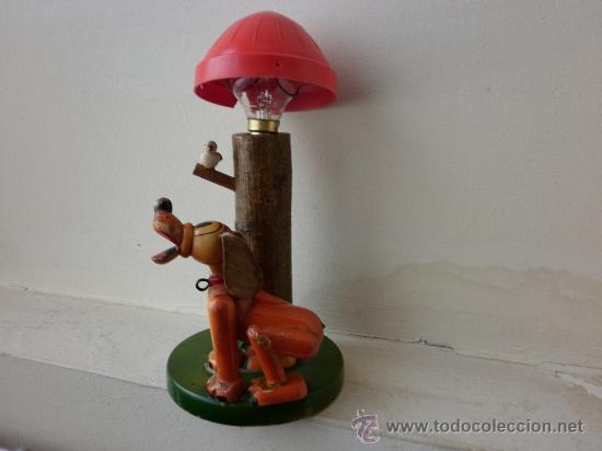 Vintage: CURIOSA LAMPARA DE PLUTO DE DISNEY DE 1956 - Foto 1