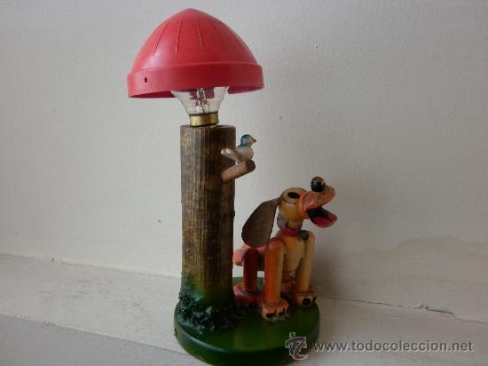 Vintage: CURIOSA LAMPARA DE PLUTO DE DISNEY DE 1956 - Foto 4