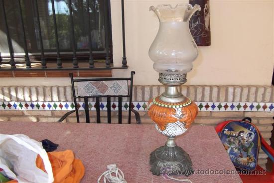 Vintage: lampara de mesa ceramica - Foto 1