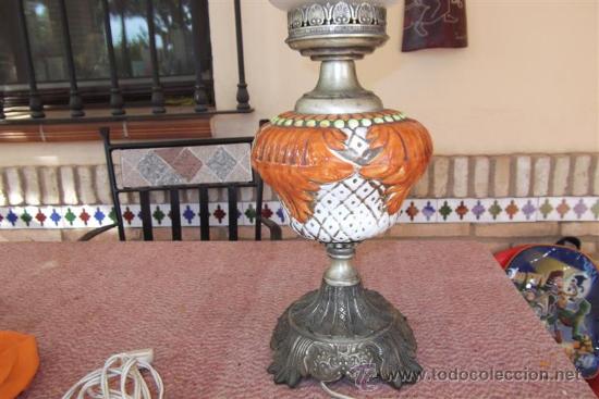 Vintage: lampara de mesa ceramica - Foto 2