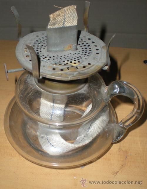 Vintage: CANDIL CRISTAL MECHA - Foto 1