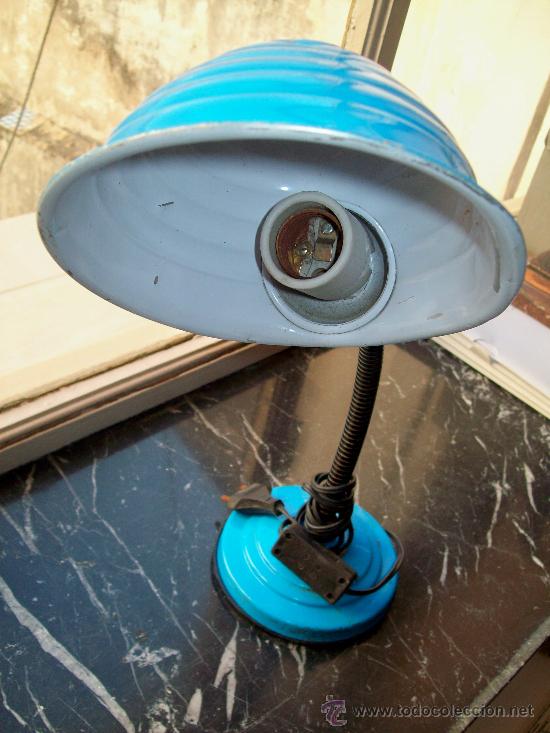 Vintage: FLEXO VINTAGE AZUL - Foto 2