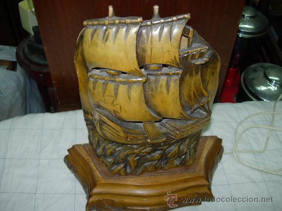 Vintage: Lampara de madera - Foto 13