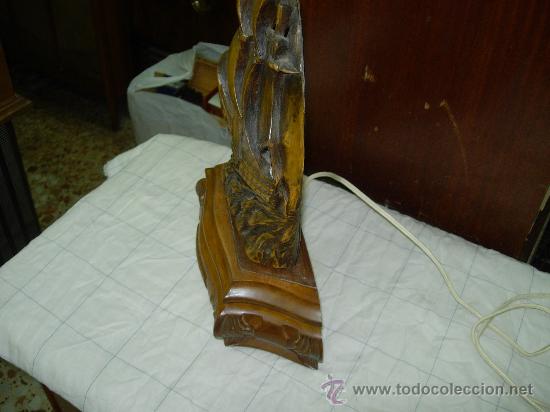 Vintage: Lampara de madera - Foto 8
