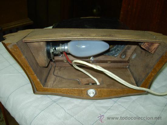 Vintage: Lampara de madera - Foto 6