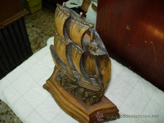Vintage: Lampara de madera - Foto 2