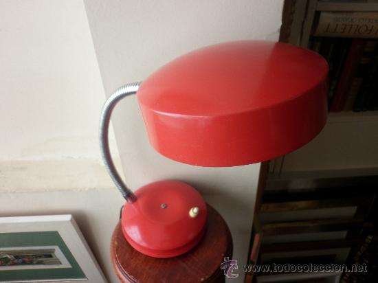 Vintage: FLEXO COLOR ROJO DE LOS A&Ntilde;OS 60-70 - Foto 2