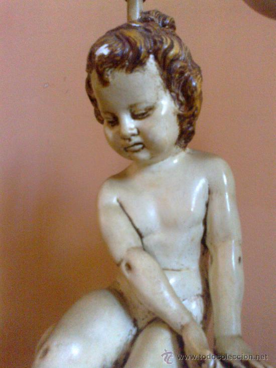 Vintage: DOS LAMPARAS DE ANGELITOS - Foto 5
