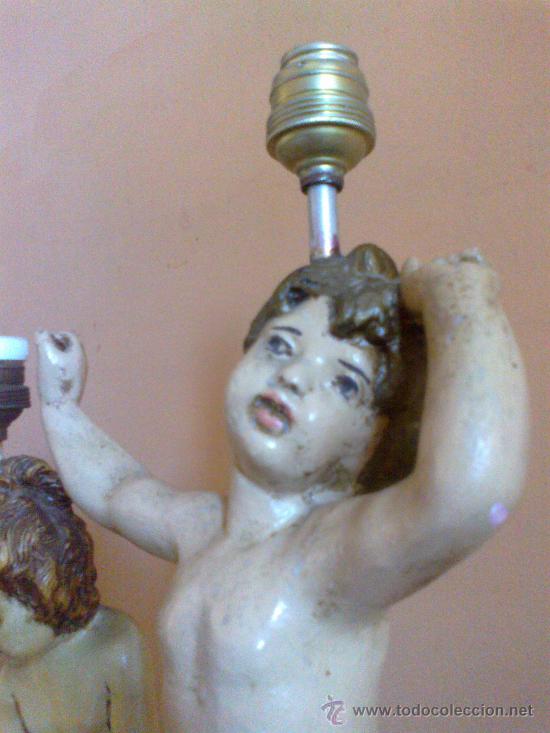 Vintage: DOS LAMPARAS DE ANGELITOS - Foto 6