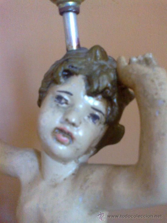 Vintage: DOS LAMPARAS DE ANGELITOS - Foto 8