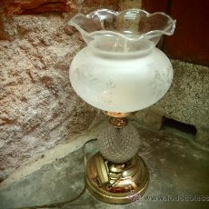Vintage: LAMPARA DE CRISTAL