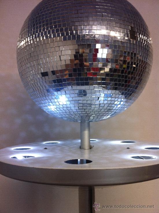 Vintage: bola de discoteca con luz - Foto 3