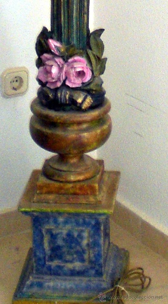 Vintage: DETALLE  DEL JARR&Oacute;N CON ROSAS - Foto 2