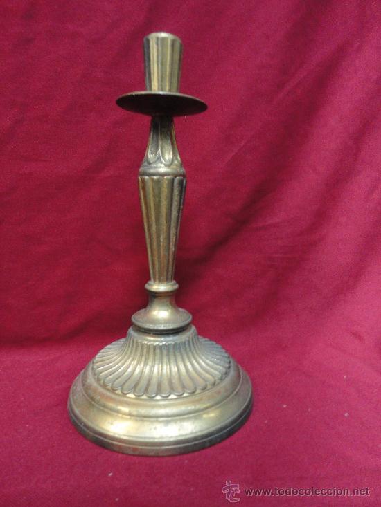 Vintage: CANDELABRO DE LATON - Foto 1