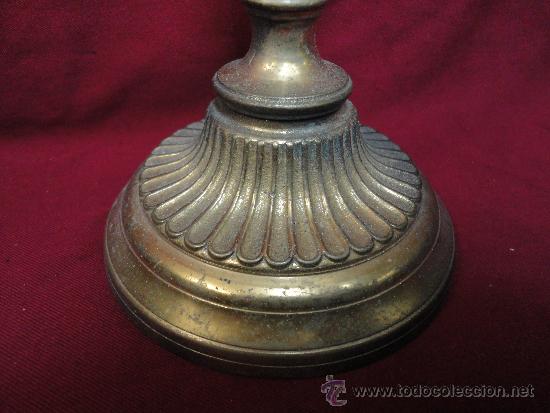 Vintage: CANDELABRO DE LATON - Foto 2