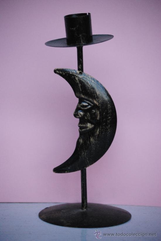 Vintage: PORTAVELA DE SOBREMESA MODELO LUNA - Foto 1