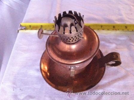 Vintage: MINI QUINQUES COBRE PAREJA - Foto 2