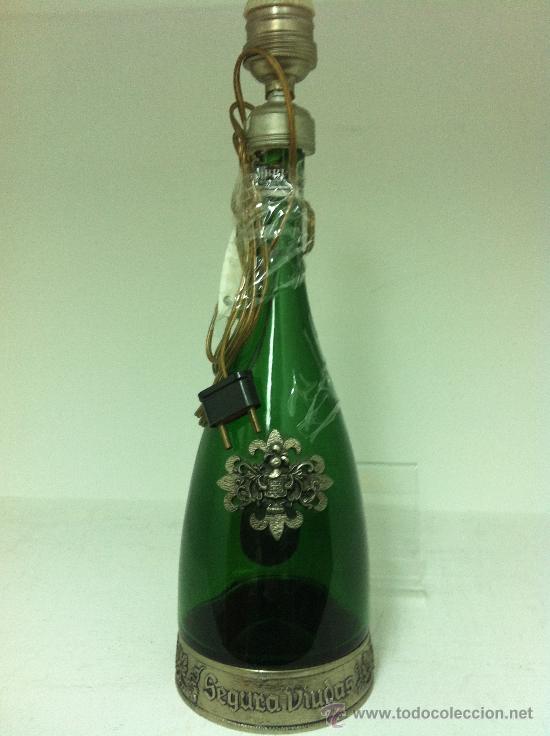 Vintage: L&aacute;mpara de botella superdivertida a&ntilde;os 60. - Foto 1