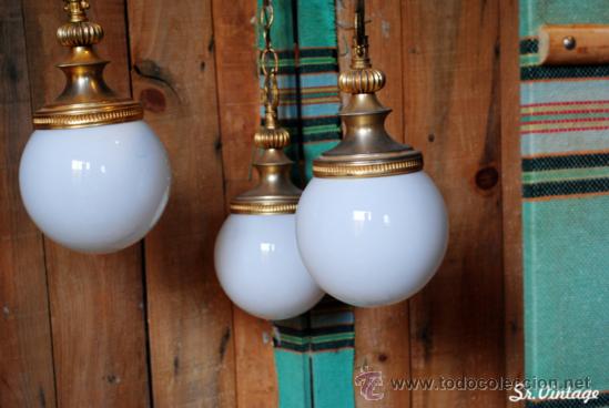 Vintage: Preciosa l&aacute;mpara - Foto 4