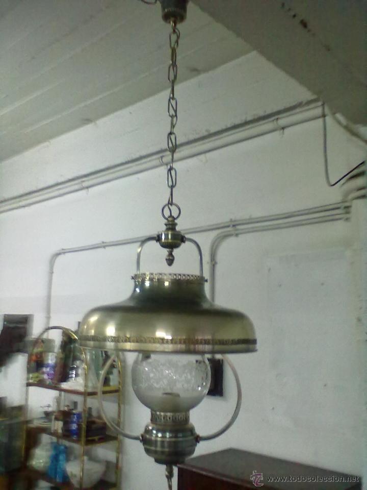 Vintage: LAMPARA FORMA QUINQUE - Foto 3
