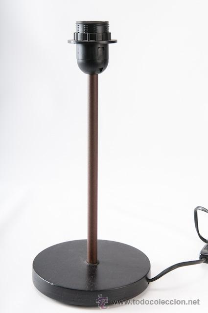 Vintage: LAMPARA DE SOBRE MESA EN HIERRO CON PANTALLA - Foto 3