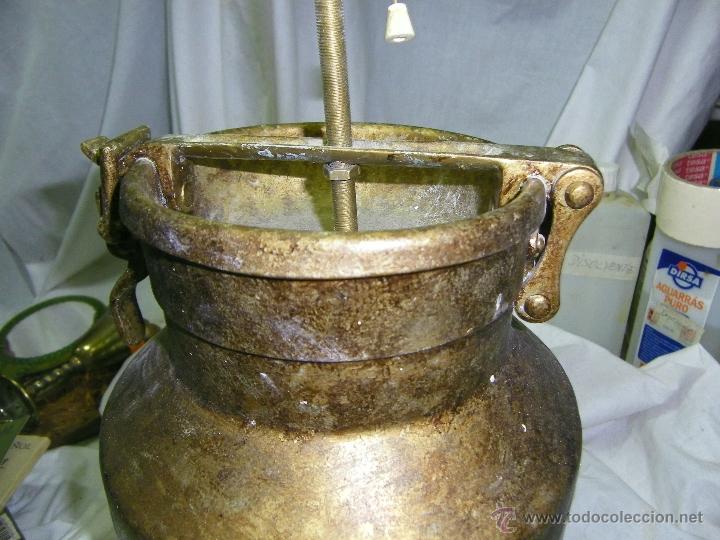 Vintage: LAMPARA DE MESA-FORMATO LECHERA - Foto 5