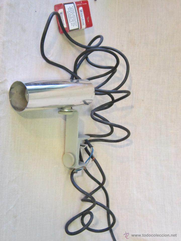 Vintage: FOCO DE LUZ EN ACERO INOX.CON SOPORTE - Foto 1