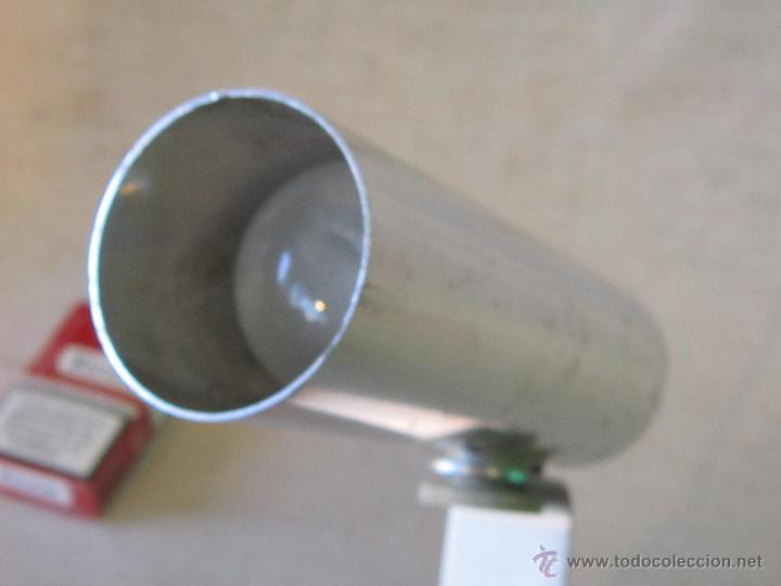 Vintage: FOCO DE LUZ EN ACERO INOX.CON SOPORTE - Foto 2