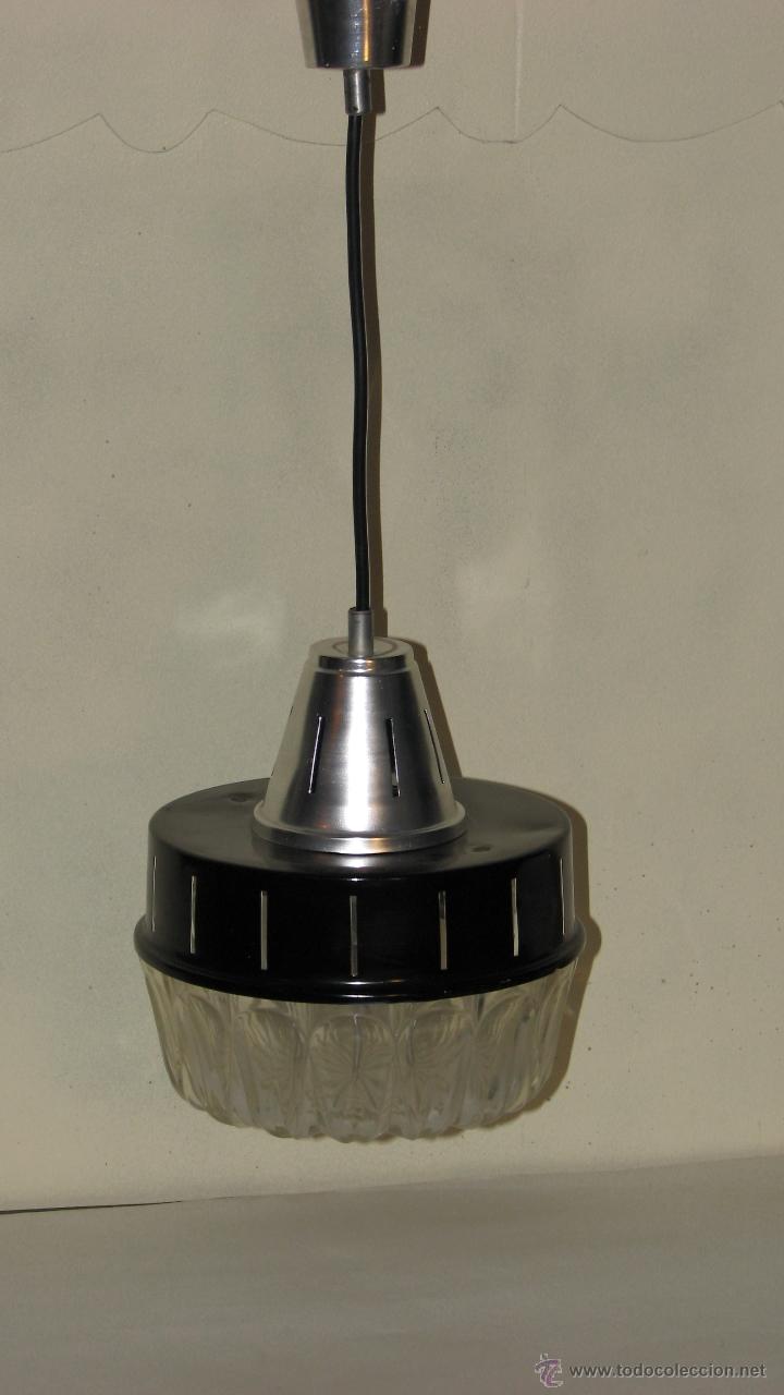 Vintage: L&Aacute;MPARA DE TECHO EN ALUMINIO - Foto 4