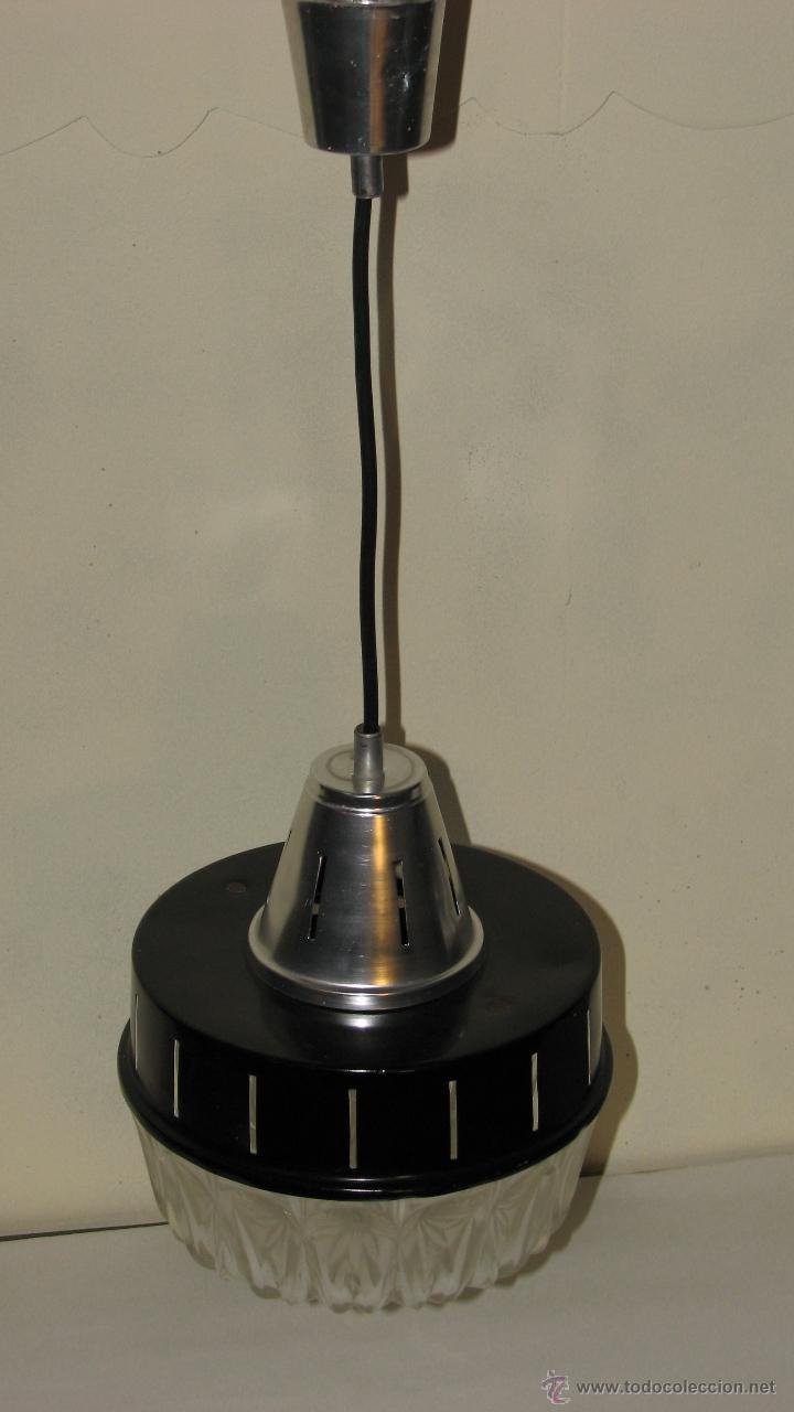 Vintage: L&Aacute;MPARA DE TECHO EN ALUMINIO - Foto 9