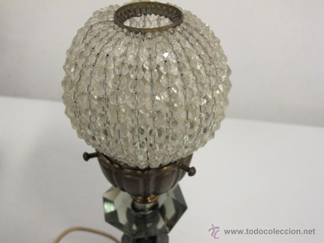 Vintage: L&aacute;mpara de cristal tallado - Foto 3