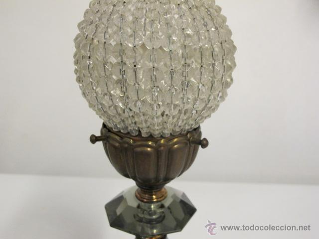 Vintage: L&aacute;mpara de cristal tallado - Foto 5