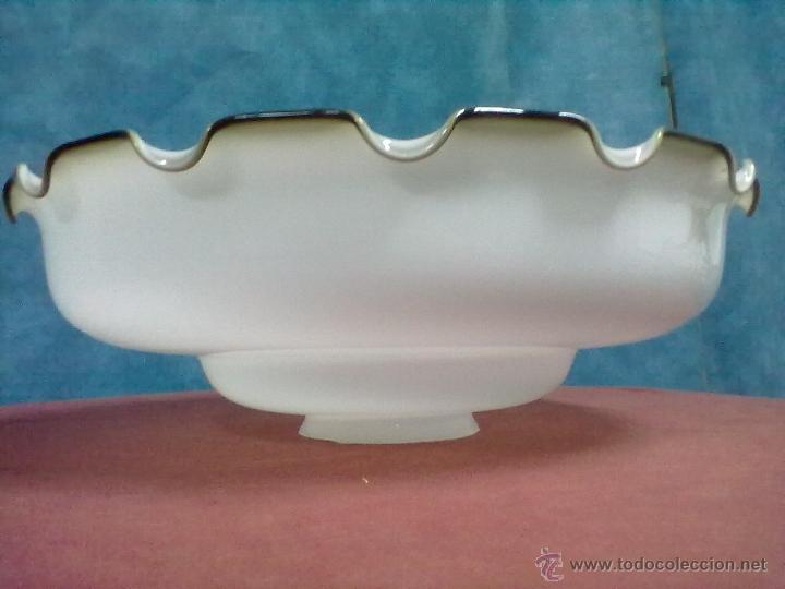 Vintage: TULIPA DE OPALINA GRANDE DE 45 CMTS DE DIAMETRO - Foto 1