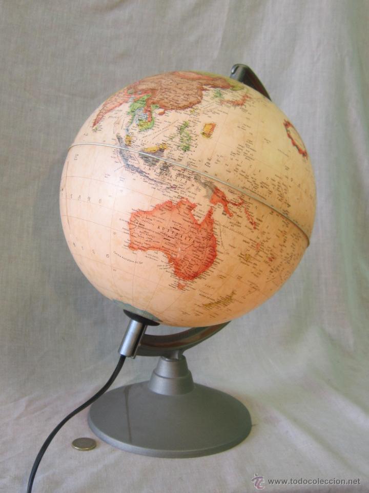 Vintage: LAMPARA CON GLOBO TERRAQUEO - Foto 4
