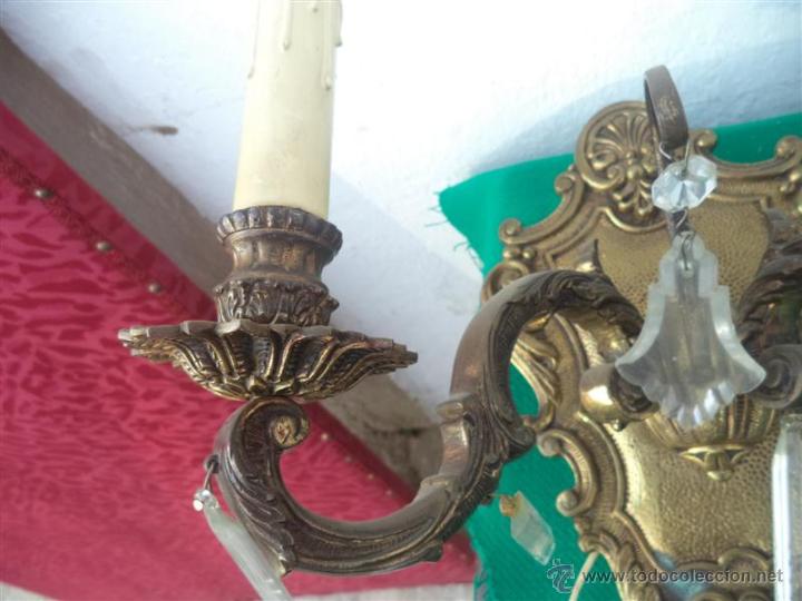 Vintage: aplique de bronce macizo - Foto 3